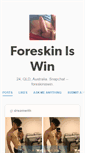Mobile Screenshot of foreskiniswin.com